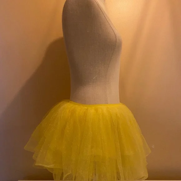 Yellow Tulle Skirt fairy core festival costume 🧚 - Picture 3 of 11
